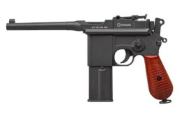RANGER Pistolet wiatrówka RANGER M712 Broomhandle FULL AUTO BLOWBACK k.4,5BBs 19-strzał. KWC