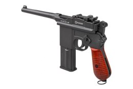 RANGER Pistolet wiatrówka RANGER M712 Broomhandle FULL AUTO BLOWBACK k.4,5BBs 19-strzał. KWC