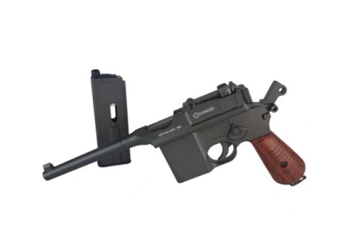 RANGER Pistolet wiatrówka RANGER M712 Broomhandle FULL AUTO BLOWBACK k.4,5BBs 19-strzał. KWC