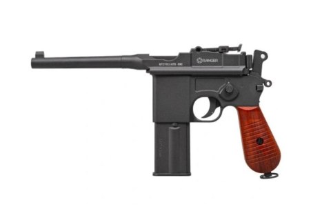 RANGER Pistolet wiatrówka RANGER M712 Broomhandle FULL AUTO BLOWBACK k.4,5BBs 19-strzał. KWC