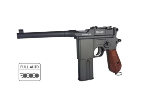 RANGER Pistolet wiatrówka RANGER M712 Broomhandle FULL AUTO BLOWBACK k.4,5BBs 19-strzał. KWC