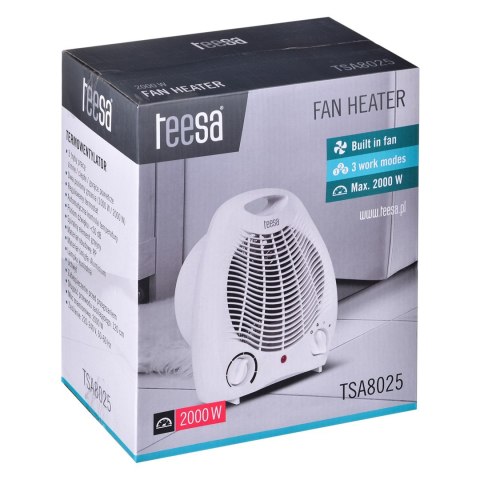 Teesa TEESA TERMOWENTYLATOR TSA8025 1000/2000 W