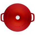 ZWILLING Zestaw 3 naczyń żeliwnych z pokrywką STAUB 40508-387-0 - czerwony 24 cm