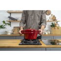 ZWILLING Zestaw 3 naczyń żeliwnych z pokrywką STAUB 40508-387-0 - czerwony 24 cm