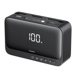 Baseus Jump starter Baseus Super Energy BS-CH013 4w1 600A z latarką / powerbankiem 6000mAh / kompresorem - czarny