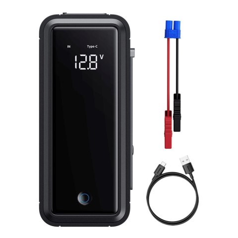 Baseus Jump starter z superkondensatorem Baseus Super Energy Mega Series BS-CH007 3000A 12V USB-C / EC8 / DC - szary