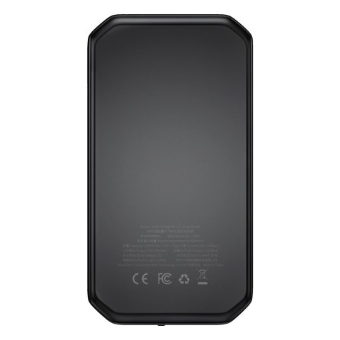 Baseus Jumpstarter Baseus Power Starter urządzenie rozruchowe booster 10000mAh 12V (1000A / 500A) + kable krokodylki czarny (C002455011