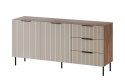 Cama MEBLE Komoda 1 ALMERA 156x42x75 orzech/kaszmir