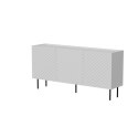 Cama MEBLE Komoda 3D LUCCA 165x40x80 biały