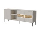 Cama MEBLE Komoda INSERTO 3D1W 190x40x80 kaszmir + LED