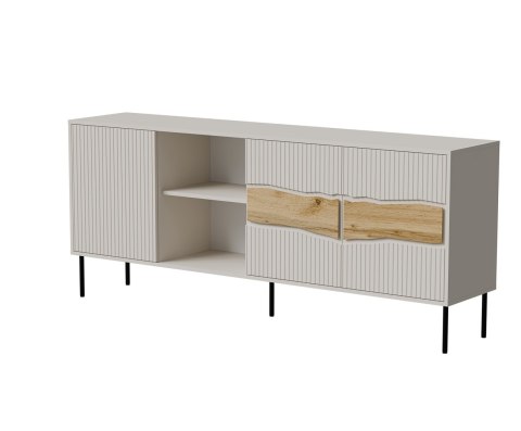Cama MEBLE Komoda INSERTO 3D1W 190x40x80 kaszmir + LED
