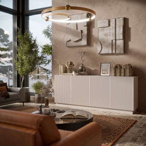 Cama MEBLE Komoda LIVERTI 200x42x78 kaszmir