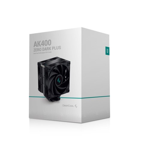 DEEPCOOL Chłodzenie DeepCool AK400 Zero Dark Plus (R-AK400-BKNNMD-G-1)
