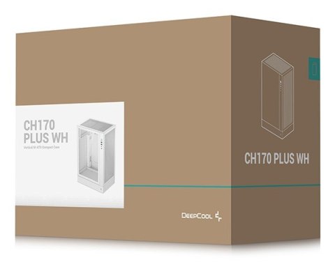 DEEPCOOL Obudowa DeepCool CH170 PLUS WH