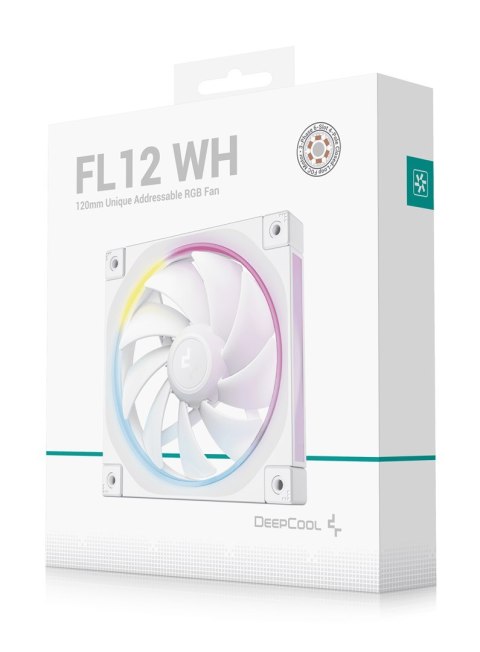 DEEPCOOL Wentylator DeepCool FL12 WH