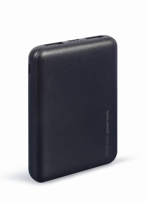 GEMBIRD GEMBIRD POWERBANK 5000MAH 2X USB, CZARNY