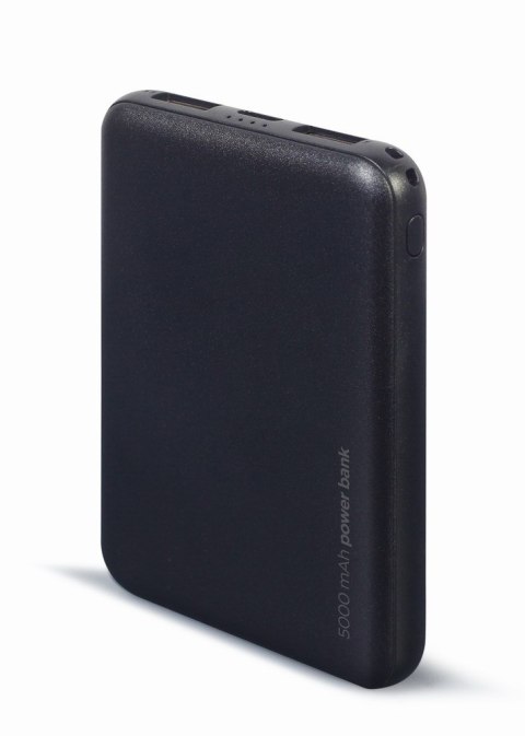 GEMBIRD GEMBIRD POWERBANK 5000MAH 2X USB, CZARNY