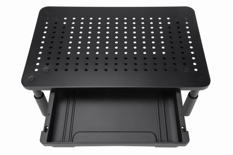 GEMBIRD GEMBIRD REGULOWANA PODSTAWKA POD MONITOR Z SZUFLADĄ (PROSTOKĄT)