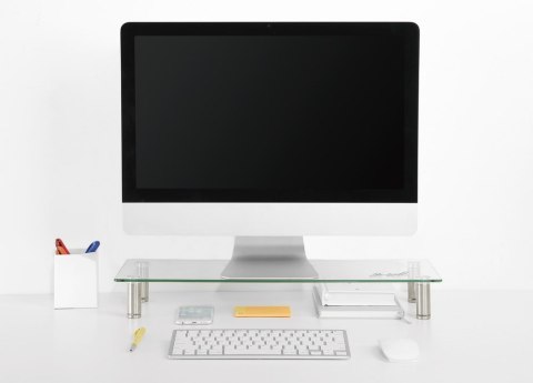 GEMBIRD GEMBIRD SZKLANA PODSTAWKA NA MONITOR ROZMIAR M