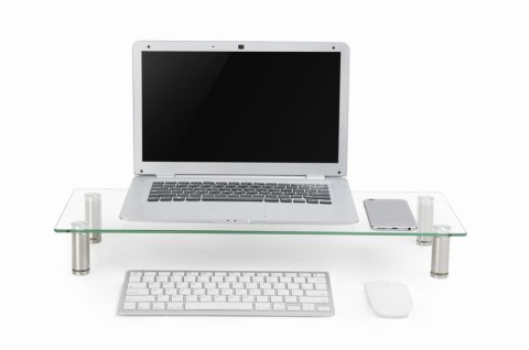 GEMBIRD GEMBIRD SZKLANA PODSTAWKA NA MONITOR ROZMIAR M