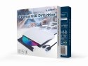 GEMBIRD GEMBIRD ZEWNĘTRZNA NAGRYWARKA DVD 8X, CD 24X USB 3.1 SLIM CZARNO-BIAŁA