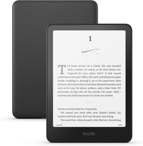 KINDLE Ebook New Kindle Paperwhite (12th Generation) - 2024 release 7" glare-free 16GB Wi-Fi (Ad-supported) Black (WYPRZEDAŻ)