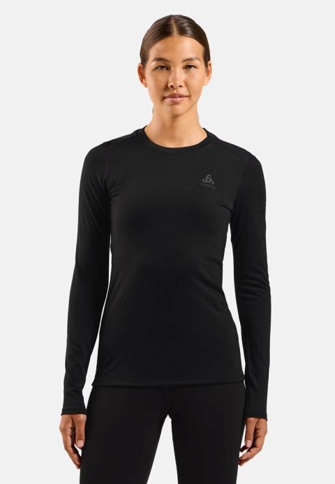 Odlo Koszulka damska ODLO Merino 160 BL Top Crew Neck l/s roz. M Czarna