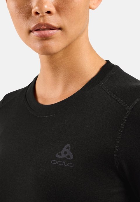 Odlo Koszulka damska ODLO Merino 160 BL Top Crew Neck l/s roz. S Czarna