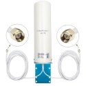 Qoltec QOLTEC ANTENA 4G LTE DUAL | 5DBI | DOOKÓLNA | ZEWNĘTRZNA