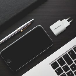 Qoltec QOLTEC ŁADOWARKA SIECIOWA 35W GAN ULTRA | 5-20V | 2.25-3A | 1 X USB TYP C PD | 1 X USB | BIAŁA