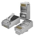 Qoltec QOLTEC WTYK ZŁĄCZE MODULARNE RJ45 | CAT6 | FTP | 100SZT