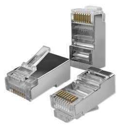 Qoltec QOLTEC WTYK ZŁĄCZE MODULARNE RJ45 | CAT6 | FTP | 100SZT