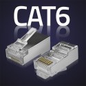 Qoltec QOLTEC WTYK ZŁĄCZE MODULARNE RJ45 | CAT6 | FTP | 100SZT