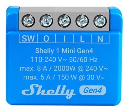 Shelly Mini przekaźnik WiFi Shelly 1 Mini Gen4 2-pack