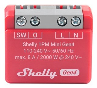 Shelly Mini przekaźnik WiFi z pomiarem energii Shelly 1PM Mini Gen4