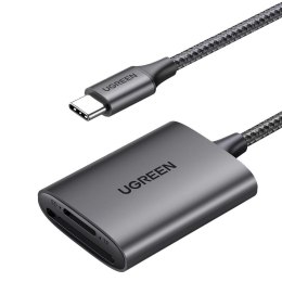 UGREEN Ugreen Czytnik kart SD/TF Ugreen CM401 USB C 5Gb/s - szary