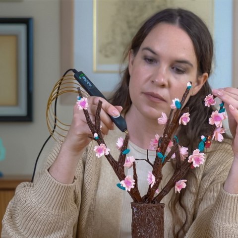 3Doodler 3DOODLER FLOW ESSENTIALS ZESTAW DŁUGOPISU DO DRUKOWANIA 3D + 8 SZT RÓŻNOKOLOROWYCH SZPUL FILAMENTU 1,75MM FLOW (WYPRZEDAŻ)