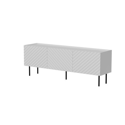 Cama MEBLE Szafka RTV 3D LUCCA 165x40x59 biały