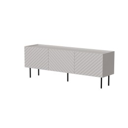Cama MEBLE Szafka RTV 3D LUCCA 165x40x59 kaszmir