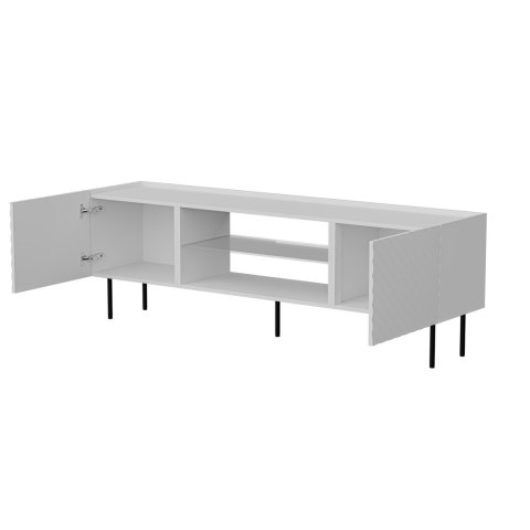 Cama MEBLE Szafka RTV EF LUCCA 180x40x59 biały