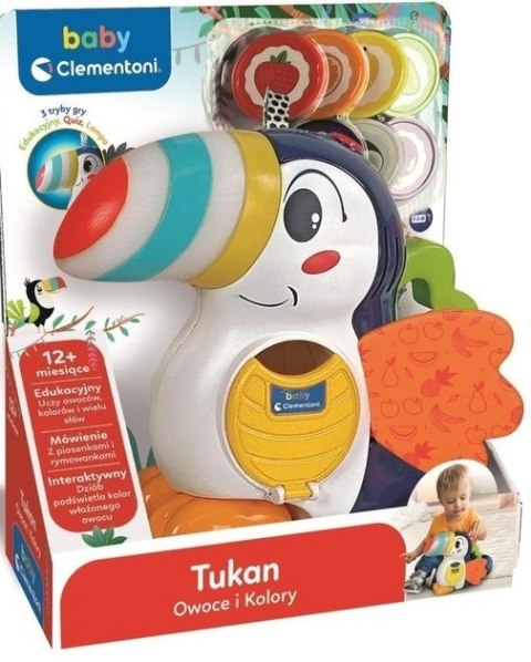 Clementoni Clementoni Tukan Adrian - Owoce i kolory