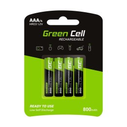 Green Cell GREEN CELL AKUMULATORKI PALUSZKI 4X AAA R3 800MAH