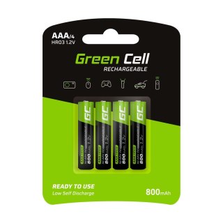 Green Cell GREEN CELL AKUMULATORKI PALUSZKI 4X AAA R3 800MAH