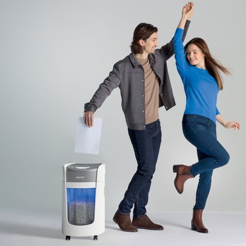 LEITZ Niszczarka Leitz IQ OptiMax Home Office 225, 15l, P5, 6 kartek, Automatyczny Start/Stop, Funkcja cofania, Obrotowy pojemnik - 33