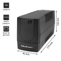 Qoltec QOLTEC ZASILACZ AWARYJNY UPS LINE INTERACTIVE | MONOLITH | 1000VA | 600W