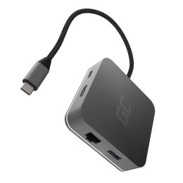 Green Cell GREEN CELL ADAPTER, PRZEJŚCIÓWKA HUB USB-C 6W1