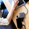 Green Cell GREEN CELL ADAPTER, PRZEJŚCIÓWKA HUB USB-C 6W1