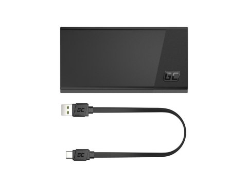 Green Cell GREEN CELL POWERBANK POWERPLAY 20S CZARNY 20000MAH 22,5W 3X USB-C PD 1X USB-A