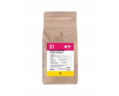 8Grams Kawa palona ziarnista 8Grams Flat White arabika robusta 1kg