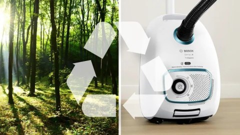 BOSCH Odkurzacz workowy Bosch Series 4 BGB41HYG1H (600W ; biały)